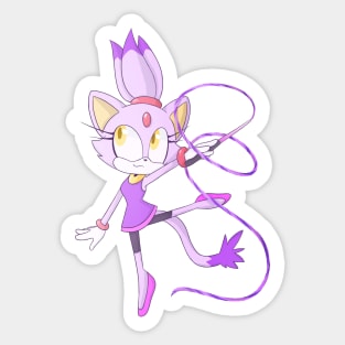 Blaze the Cat - Rhythmic Gymnastics Sticker